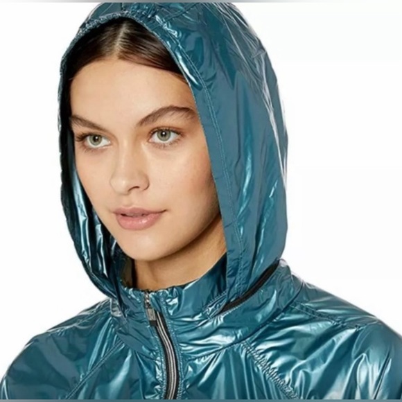 NWT Calvin Klein Performance Nylon Hooded Hoodie Jacket - Sz L - Picture 4 of 10